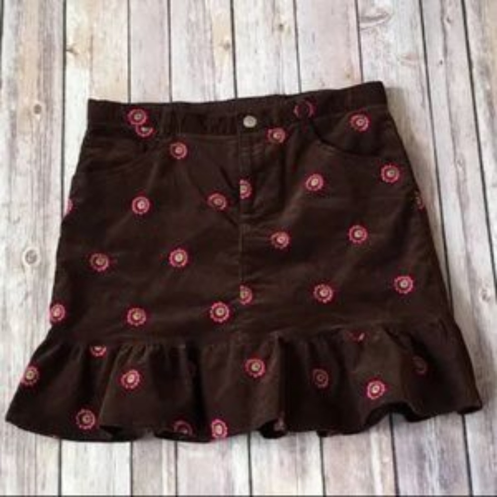 Lilly Pultizer Flower Embossed Corduroy Trumpet